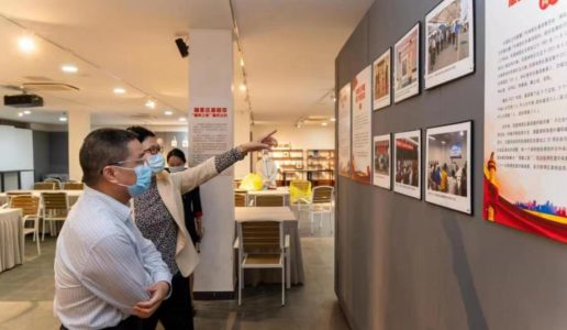 市委统战部领导走访调研惠和石文化园“盟员之家”