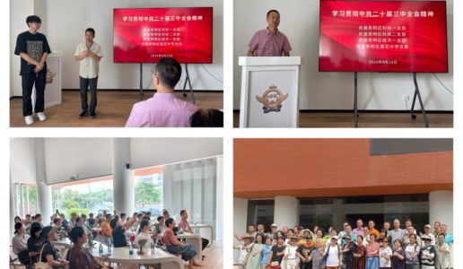 民盟思明区多支部联合开展学习贯彻中共二十届三中全会精神活动